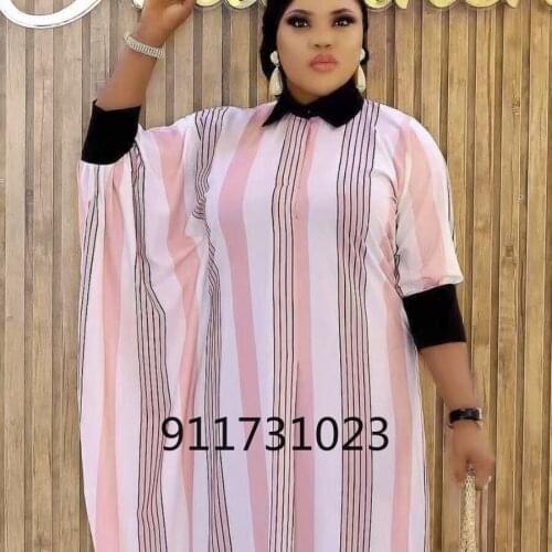 African Dresses for Women 2021 Summer African Clothes Dashiki Print Grand Boubou Africaine Femme Robe Bazin Riche Africa Dress