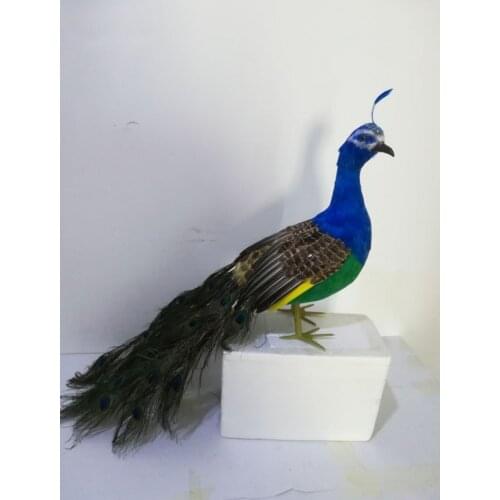 Large 80cm simulation peacock bird foam&feathers beautiful peacock model,display, stage prop,home garden Decoration gift w0589