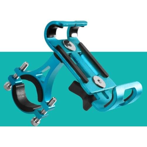 Aluminium Alloy 360 Degree Rotation Bike Motorcycle Handlebar Phone Holder Mount Bike Handlebar Phone Holder