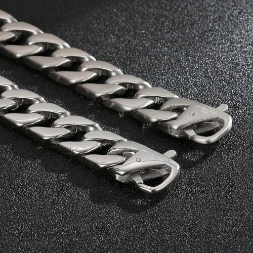 Jewels Store Brushed Stainless Steel Mens Elastic Buckle Bracelet Punk Style Bracelets 220mm Jewelry For Man