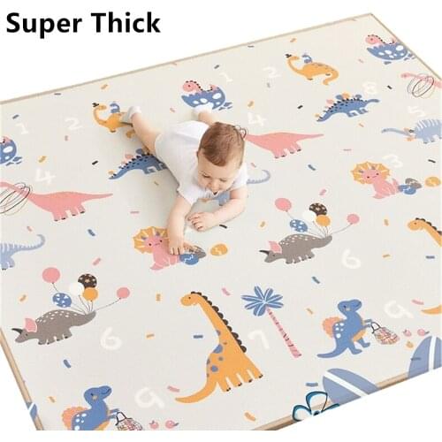 Baby Play Mat Xpe Puzzle Childrens Mat Thickened Tapete Infantil Baby Room Crawling Pad Folding Mat Baby Carpet Thickness 1cm