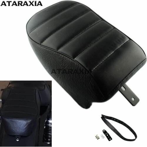 Bike Motorcycle Rear Passenger Seat Leather Pillion Cushion For Harley Sportster XL1200X XL1200V 48 72 2016 2017 2018 2019