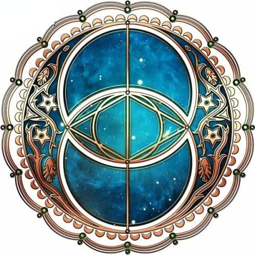 Creative Fine Anime Celtic Symbol Car Stickers Waterproof Surfboard Cartoon Refrigerator Laptop Decal Decoration Kk13*13cm