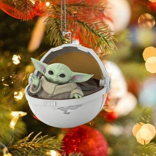Disney Movie Star Wars Baby Yoda Cute Yoda Baby In Capsule The Mandalorian Dolls Toy Gifts Pendant for Christmas Children Toys
