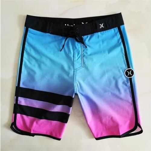 Summer Plus Size Shorts Mens Casual Printed Pants Quick-dry Swimming Trunks Men Beach Shorts