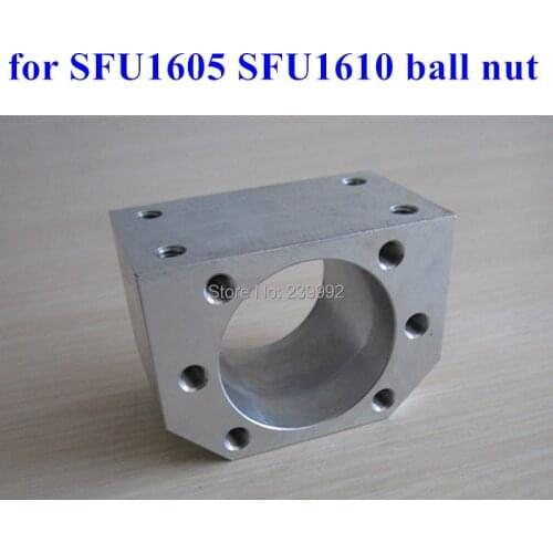 HOT! 16mm Ballscrew Nut Housing bracket holder for SFU1604 SFU1605 SFU1610 Aluminium Alloy Material CNC parts