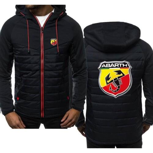2021 New Men Hoodies for ABARTH Tools Spring Autumn Jacket Casual Sweatshirt Long Sleeve Zipper Hoody