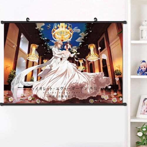 NEW Anime Manga Violet Evergarden Gilbert Bougainvillea HD Wall Scroll Painting Poster Home Decor Collectible Art Gift 40*60cm