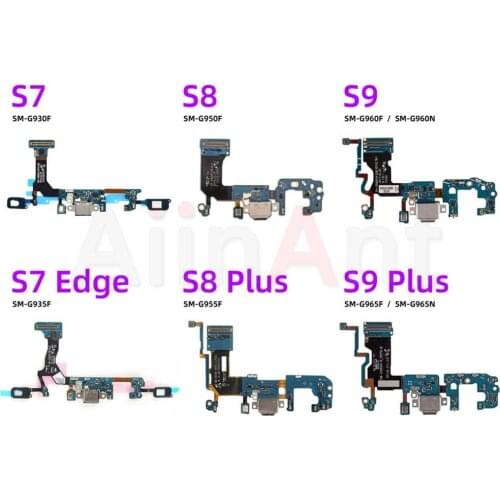 Original USB Charging Dock Connector Flex Cable For Samsung Galaxy S5 S6 S7 Edge S8 S9 Plus G920F G925F G930F G935F G950F G955F