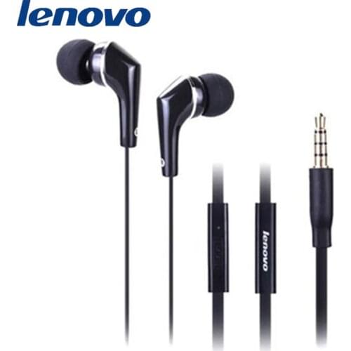 Original Lenovo In-ear Headset Earpieces 3.5mm Wire Earphone With Microphone For VIBE P2 P1 K3 K520 S5830 Redmi Note 8 8T 8 Pro