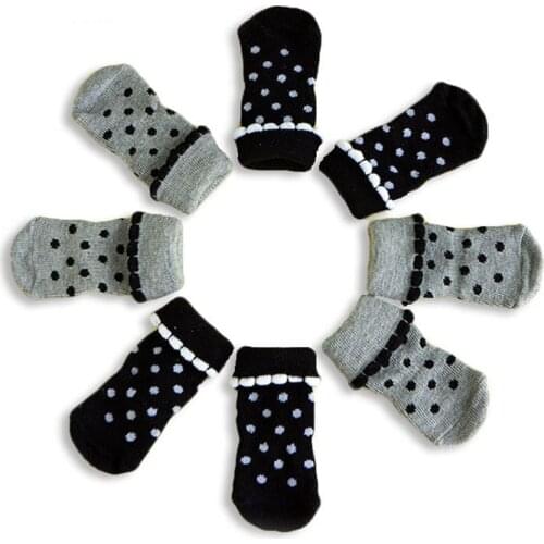 Dog Shose Autumn Winter Outdoor Waterproof Pot Patten Dog Socks Anti Slip Dog Boots for Dogs
