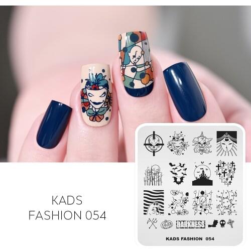 1pcs Nail Stamping Plate Fashion Pattern Design Nail Art Stamp Plate Image Template Stainless Steel Stencil Tools for DIY Nails