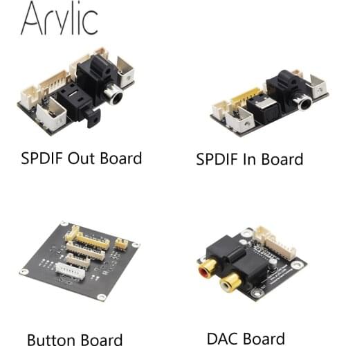 Arylic Expansion Boards Digital Interface Module DAC Board Optical input DAC decoder board 24bit 192K SPDIF In/Out