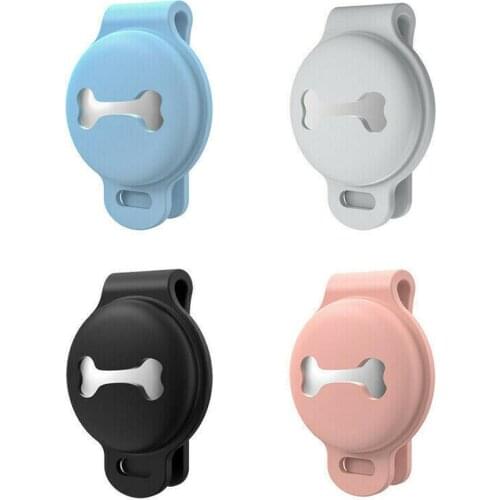 Adjustable Silicone Protective Case GPS Tracking Pet Dog Cat Loop Holder for Apple AirTag