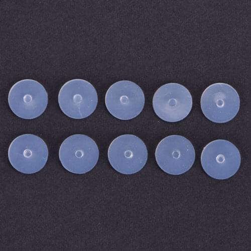 10 Pieces Silicone Piercing Healing Discs Flexible Anti Hyperplasia Saucer Ear Nose Soft Gasket Tragus Anti Invagination