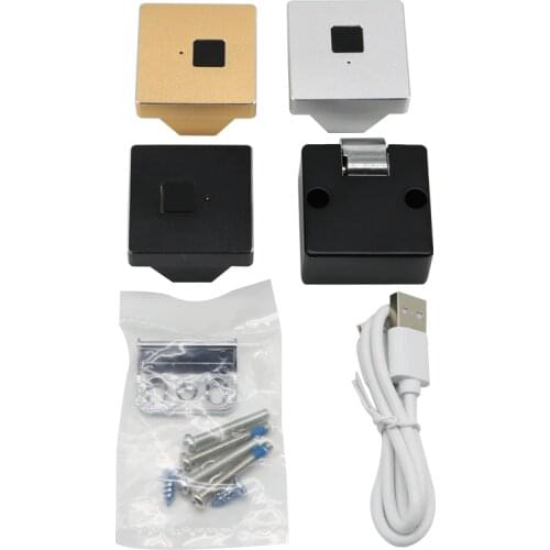 Intelligent Fingerprint Lock Smart Drawer Lock Cabinet Lock Furniture Anti-Theft Security Door Electronic Biometric Lock