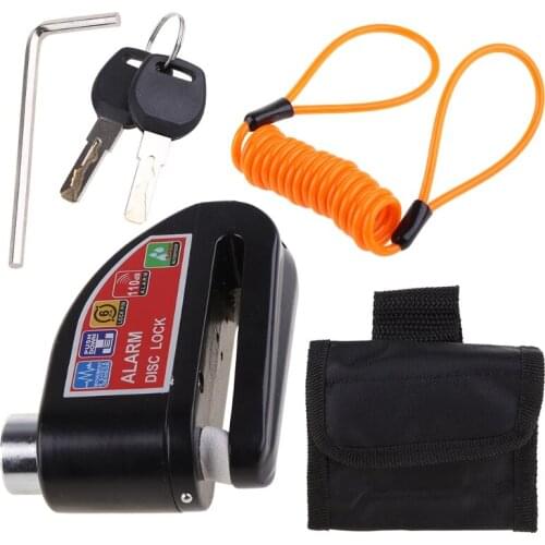 D7YA Universal Wheel Disc Brake Lock Anti-Theft Wheel Disc Lock for Motorcycle Scooter Accessories