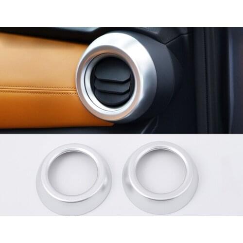 2pc for NISSAN KICKS 2017 Air outlet Decorative frame