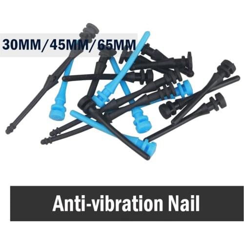 500Pcs Gdstime 30mm 45mm 65mm Screw Pin Rivet Rubber PC Fan Anti Vibration Mount Silicone Noise Absorbtion Fans Rubber screws