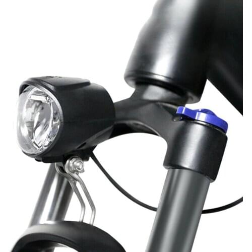 6-60V For Electric Bicycle Ebike Waterproof Led Light E Bike Front Light Headlight SM/ 2PIN Interface Connector