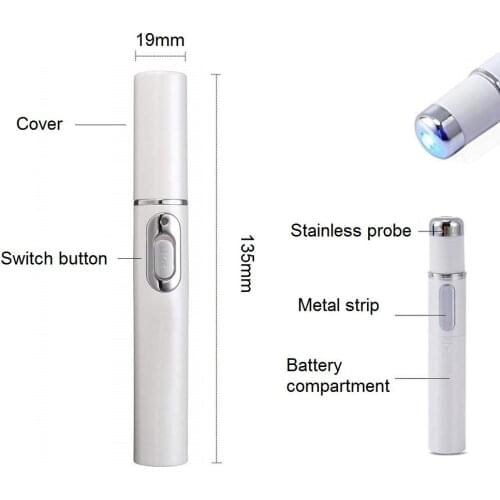 Acne Laser Pen Portable Wrinkle Removal Machine Durable Soft Scar Remove Blue Light Therapy Pens Beauty Treatment Face Skin Care