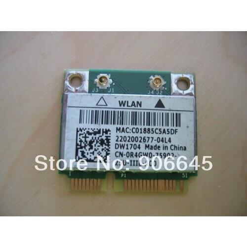 DW1704 WIRELESS N CARD MINI pcie CARD DW1704 BROADCOM BCM943142HM BRCM1063 for DELL