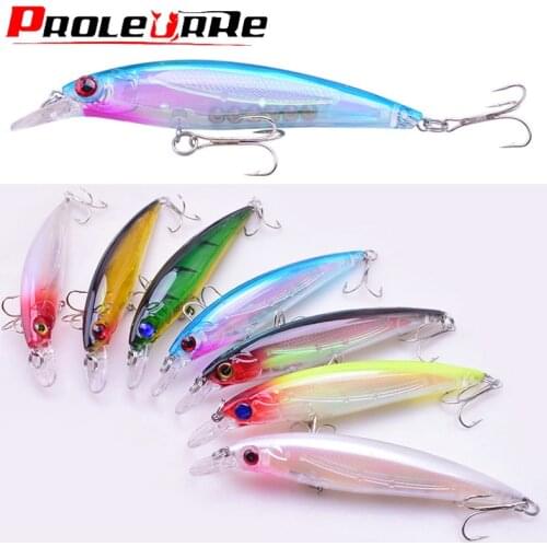 1Pcs Laser Minnow Hard Fishing Lures Suspended Wobblers Tackle 110mm 13.5g Pesca Sea Bass Japan Artificial Plastic Baits