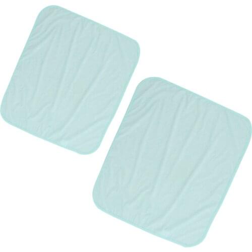 Elderly Kids Large Reusable Waterproof Bed Pad Pee Protector Mattress Blue