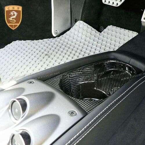 HOT SALE CUP HOLDER For Ferrari-458 Italia high quality dry carbon fiber replacements cup holder car styling decoration 00438