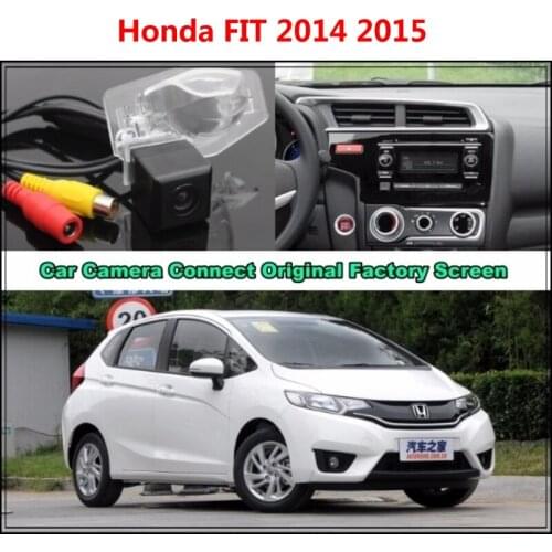 For Honda FIT 2014 2015 Car Camera Connected Original Screen Monitor and Rearview Backup Camera Original car screen