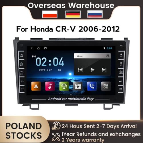 IPS Touch Screen Android DVD Player For Honda CRV CR - V 3 RE 2006 - 2012 Car Radio Multimedia Navigation GPS Wifi 2din DVR SWC