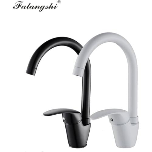 Белые кухонные смесители FALANGSHI China At AliExpress
