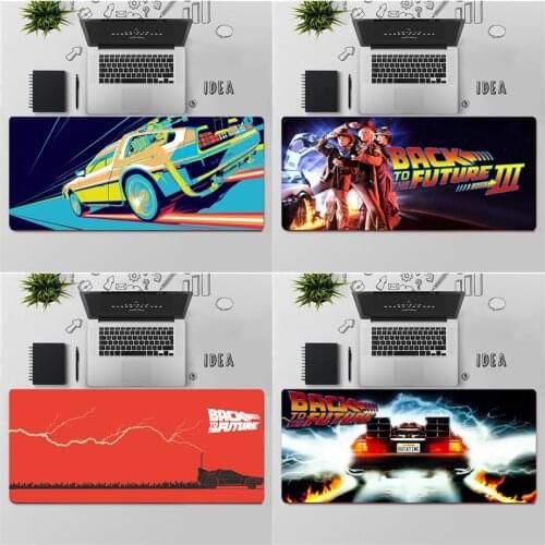 FHNBLJ Top Quality Back to The Future Gamer Speed Mice Retail Small Rubber Mousepad Free Shipping Large Mouse Pad Keyboards Mat
