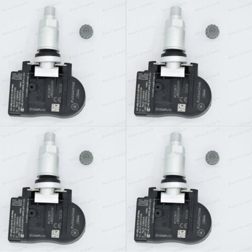FW93-1A159-AB 4pcs Car TPMS Tire Tyre Pressure Monitoring System Sensor For Peugeot PARTNER II 2008- EOP Mazda 433MHz A004