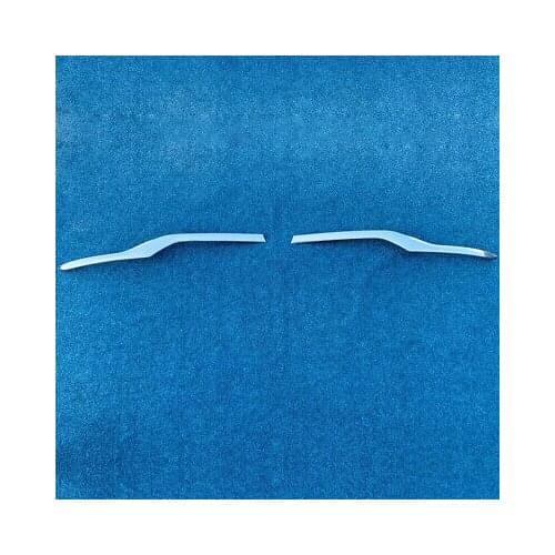 Chrome Rear Door Trunk Lid Stripe Cover 2pcs For Toyota Harrier Venza 2020-2021