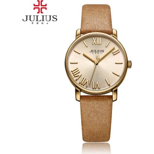 Julius Creative Markers design Ladies Dress Watch For Women 2017 New Wristwatch Girl Hour Female Clock Quartz Reloj Mujer JA-968