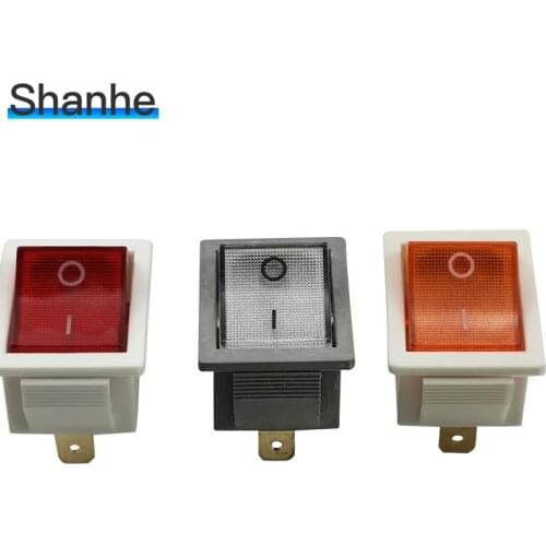 KCD4 Rocker Switch ON-OFF 2 Position 3pin With Light Power Switch 15A 250VAC 20A 125VAC
