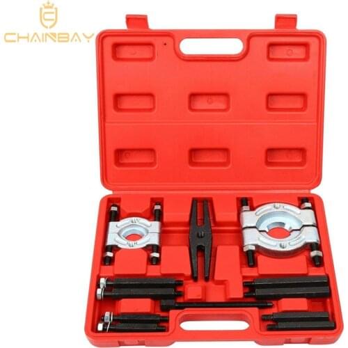 12pcs Bearing Separator Puller Set 2" and 3" Splitters Remove Bearings Kit, 5 Ton Capacity