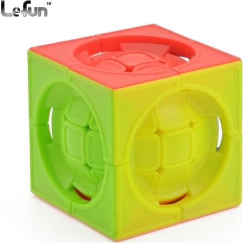 Lefun Deformed 3x3x3 Centrosphere Cubes Magic-Cube Puzzle Cubes Educational Toys Special Toys Ball in Cubes For Christmas gifts