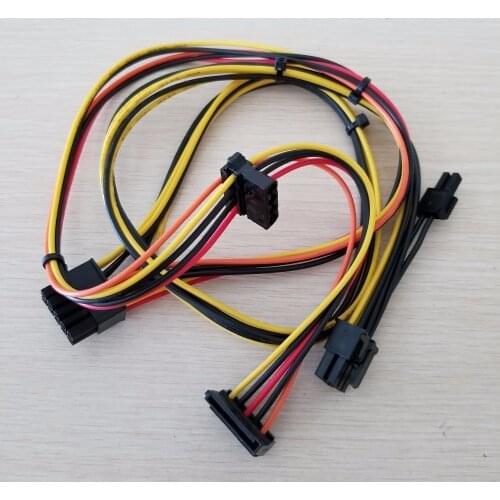 Motherboard 10Pin to PCI-E 8Pin ( 6+2 Pin ) & SATA & 4Pin IDE Molex Adapter Power Cable Cord For HP DL380G6 Server