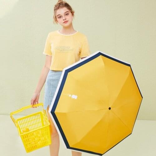 Mini Pocket Rain Sun Umbrella Women Folding Capsule Ladies Parasol Small Portable Summer Ombrelle Solid Korean Rain Gear A5A