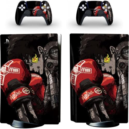 MEGALO BOX PS5 Standard Disc Edition Skin Sticker Decal for PlayStation 5 Console & Controller PS5 Disk Skin Sticker Vinyl