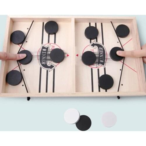 Foosball Winner Board Game Table Hockey Paced Sling Puck Board Games SlingPuck Parent-Child Interactive Toys For Children Adults