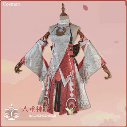 Genshin Impact Yae BaChongShenZi Game Suit Uniform Ba Chong Shen Zi Cosplay Costume Halloween Carnival Outfit For Women 2021 NEW