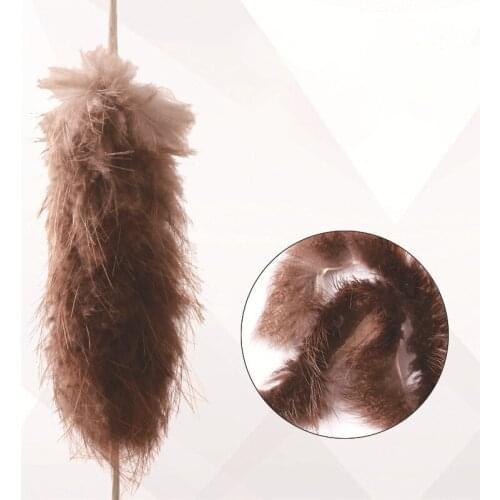 Traditional Hunting Recurve Bowstring Shock Absorber Composite Bow Archery Equipment Beaver Hair Bowstring Shock Absorption