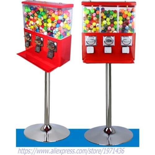 Wholesale Price Shopping Malls Kids Play Amusement Game Machine Coin Operated Capsule Candy Gashapon Ball Toy Vending Machine