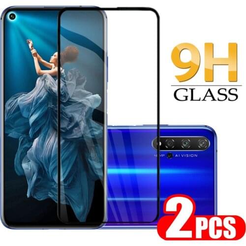 2PCS Premium Screen Film Glass For Huawei Y5 2019 Y5P 2020 Y5 Lite 2018 Honor 20 Honor 20 Lite 6.15 Honor 20e Honor 20 Pro
