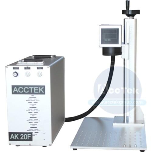 Portable Mini Laser Engraver 20W Fiber Laser Marking Machine For Jewelry With 100 200 300mm Lens Optional