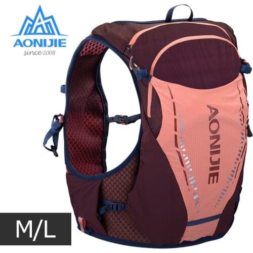 AONIJIE 10L Ultra Vest Hydration Backpack Pack Bag ML Size with 450ml Soft Water Bladder Flask Running Marathon Hiking Cycling