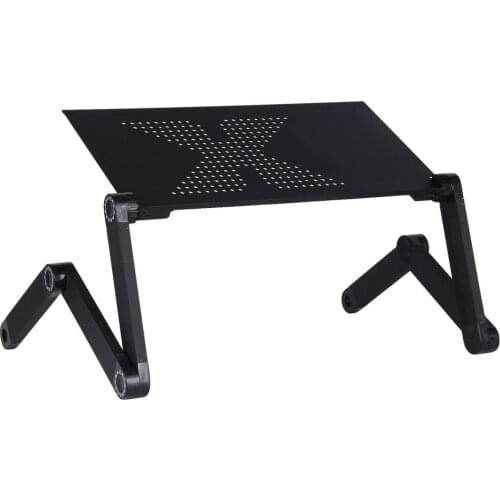 Aluminium Alloy Laptop Desk Folding Portable Laptop Table Notebook Desk Table Stand Bed Sofa Desk Tray Book Holder